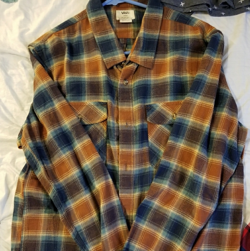 Vans tailored size large flannel
